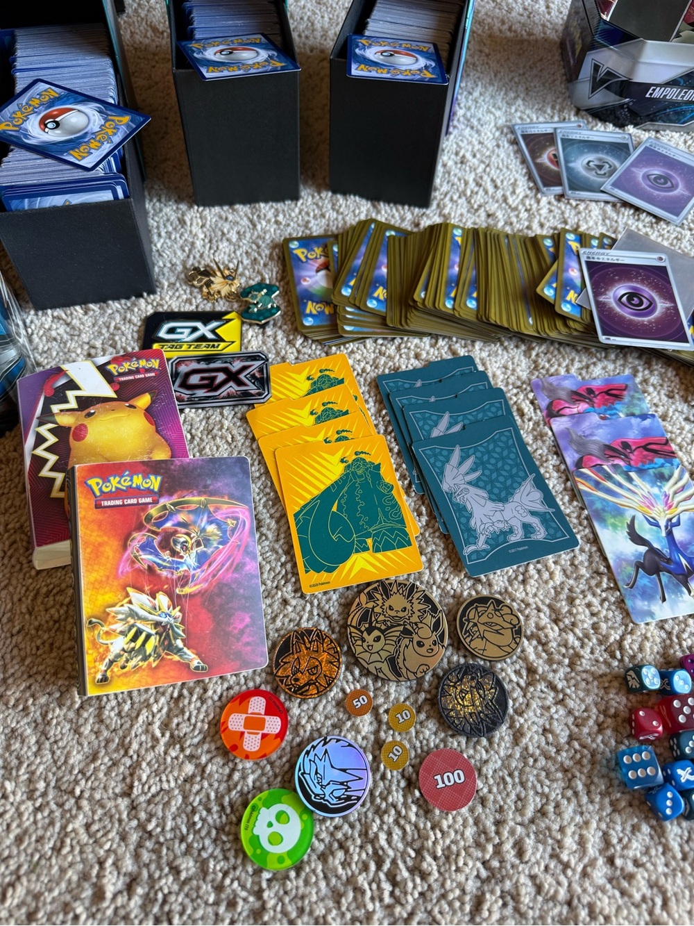 Pokemon Trading Cards Tins Accessories Huge Bundle - Picture 5 of 17